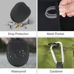 Stevige Beschermhoes voor Draadloze Over-Ear Hoofdtelefoons - Schokbestendig & Waterdicht — thumbnail 3