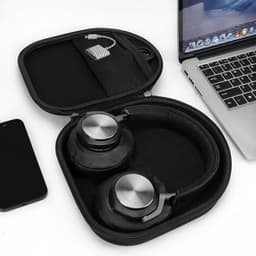 Allecto- Draagtas voor koptelefoon - Harde schaal reistas - Grijs - Bescherming opslag - Compatibel met diverse modellen - Kabel en oplader opslag - Geschikt voor B&O Beoplay - HX, H95, H9i, H9, H8i, H8, H7, H6, H4 2e generatie, H4, H2 — thumbnail 4
