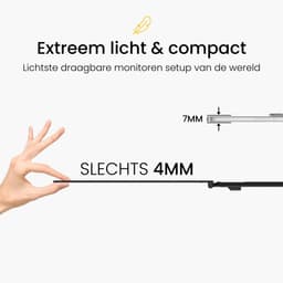 Blerron Flex - 15.3 Inch - Portable Monitoren - Slechts 1.3 KG - Draagbare Monitor - Portable Monitor - Beeldscherm - USB-C/HDMI - 1920x1200 FHD — thumbnail 3