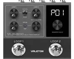 Valeton VLP-200 Multi-Track Looper Pedaal 24-bit Stereo met Drum Machine en 99 Geheugens