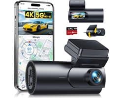 SAVI® Dashcam Voor en Achter - Dashcam - Dashcam Voor Auto - Zwart -‎3cm x 5cm x 10cm