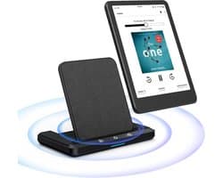 Oplaadstation met speaker - Draadloze lader - Luisteren en opladen - Inklapbaar design - 19 x 17 x 5 cm