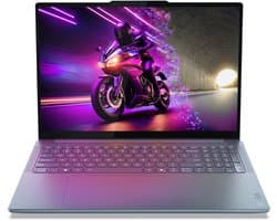 Lenovo Yoga Pro 9 16IAH10 Intel Core Ultra 9 285H Laptop 40,6 cm (16") Touchscreen 3.2K 64 GB LPDDR5x-SDRAM 1 TB SSD NVIDIA GeForce RTX 5070 Wi-Fi 7 (802.11be) Windows 11 Home Engels Blauwgroen