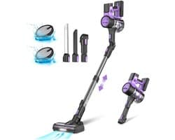 Lunekiss Draadloze Stofzuiger 30 kPa – 350W – 9‑in‑1 Steelstofzuiger – 50 min Accuduur – 0,6–1 L Stofbak