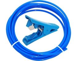 PTFE Teflon Slang Blauw 8 Meter voor 1.75mm 3D Printer Filament + Buis Snijder