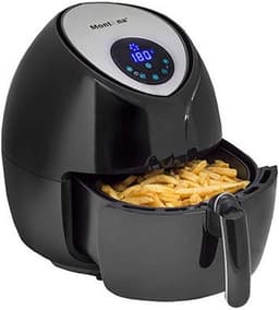 XL Hetelcirculatie Airfryer 5.5L Digitaal - Gezond Frituren & Bakken - Zwart — thumbnail 1
