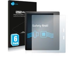 Savvies - Screenprotector voor Amazon Kindle Oasis 2017 (9.Gen) / 2019 (10.Gen) - Folie Beschermfolie transparant 6 Stuks
