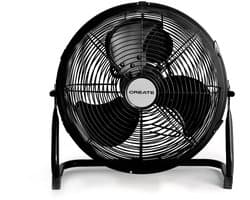 CREATE - Industriële vloerventilator - 12" - Zwart - AIR FLOOR RETRO