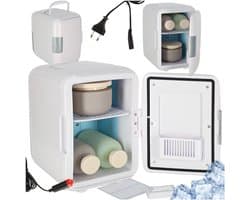 MOZY® - Draagbare Koelkast - 4 Liter - Wit - voor Koelen en Verwarmen - Draagbeugel - Energiezuinig - Autokoelkast - Reiskoelkast - Medicijnkoelkast