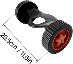 Grastrimmer Wielen - Duwmaaier Accessoire - Arbeidsbesparend Maaien - Afneembaar Ontwerp - 295 cm — thumbnail 4