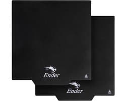 3D Printer Vellen - Magnetische Bouwoppervlakken - Printen Verbeteren - Afneembaar en Flexibel - 235x235mm Set - Zwart