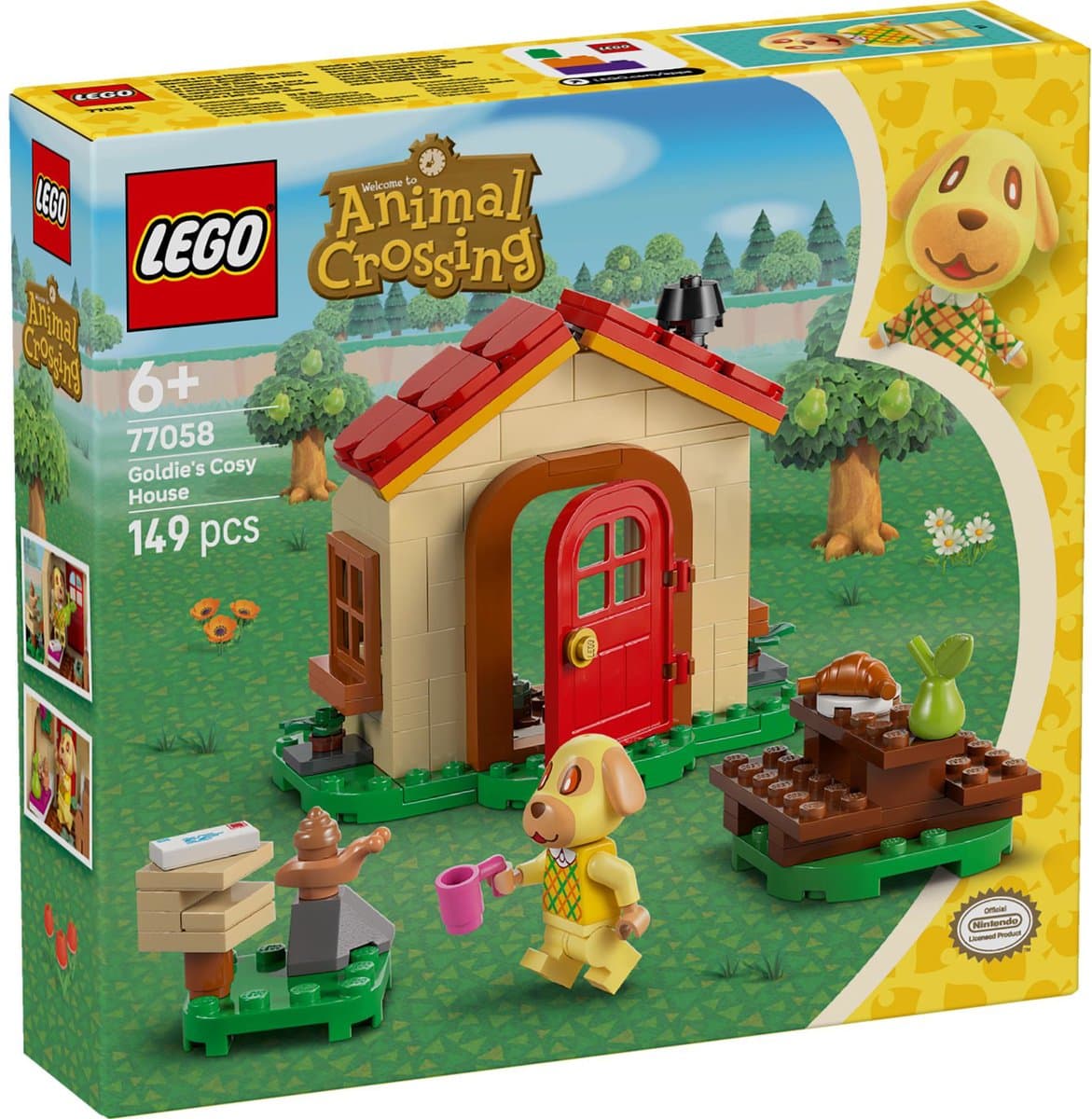 LEGO® Animal Crossing™ Goldies Knusse Huisje Bouwset - 77058 — afbeelding 1