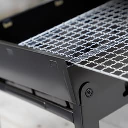 ATXANC BBQ Grill - Tafel Barbecue - Houtskoolbarbecues - Mini Houtskool Smoker - Opvouwbare inkapbare ruime tafel BBQ voor camping reizen vakantie compact — thumbnail 4