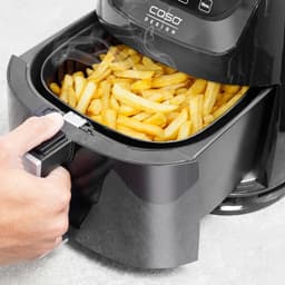 Heteluchtfriteuse 3 Liter (1 kg capaciteit) - 1400W - Zwart met RVS Binnenkant — thumbnail 3