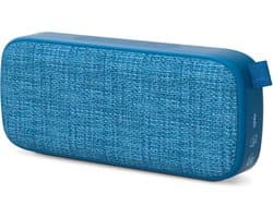 Draagbare Bluetooth Luidspreker met TWS, 6 Watt, USB, microSD en FM Radio - Blauw
