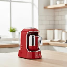Korkmaz Aqua A862 - Turkse koffiezetapparaat - Volautomatisch - Rood - 700W — thumbnail 1