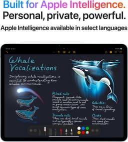 Apple iPad Air M3 (2025) - 11 inch - Wi-Fi + Cellular - 512GB - Blue - 7e generatie — thumbnail 4