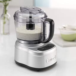 Mini Keukenmachine - Compacte Hakker - Snel Ingrediënten Bereiden - Eenvoudig Schoon te Maken - 900 ml - Zilverkleurig — thumbnail 2