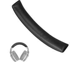 Allecto - Eiwit lederen - vervangende hoofdband - compatibel voor hoofdtelefoon - Turtle Beach Stealth 700 Gen2 - Gen2 MAX - zwart.