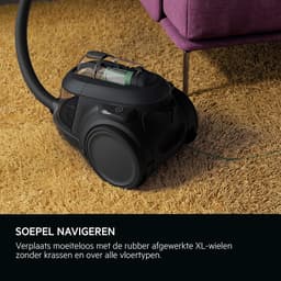 Stofzuiger Zonder Zak - Cilinderstofzuiger - Grondige Reiniging - Cycloontechnologie - 1.6 Liter Container - Zwart — thumbnail 5