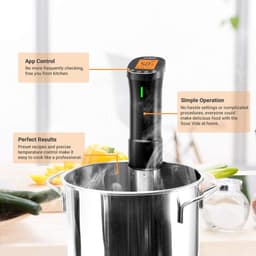RFWR® Culinaire Sous Vide Koker met WiFi en Precisie Temperatuurregeling - 1000W Dompel Circulator — thumbnail 3