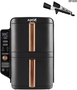RFWR® Dubbele Lades Airfryer XL met 9,5L Inhoud - Ruimtebesparend Ontwerp voor 8 Porties — thumbnail 1
