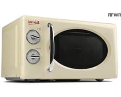RFWR® Vintage magnetronoven 20 liter - 700W + 800W, crème — afbeelding 1