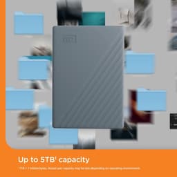 RFWR® Draagbare harde schijf 6 TB met USB-C, back-up software en 256-bits AES-encryptie — thumbnail 3