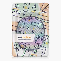 kwmobile Hoes voor Sony WH-CH520 / WH-CH510 / MDR-ZX110 Tas – Case voor Headset van Metallic Kunstleer en Nylon – meerkleurig — thumbnail 7