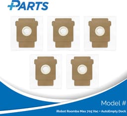 iRobot Roomba Max 705 Vac + AutoEmpty Dock Stofzakken (5 Stuks, Plus.Parts® alternatief voor 4849916) — thumbnail 1
