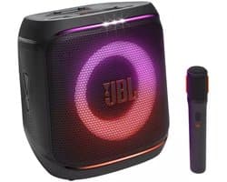 JBL PartyBox Encore 2 - Draadloze Bluetooth Speaker - Met Microfoon Draadloos - Karaoke Set - LED verlichting - 15 uur - IPX4 - Zwart