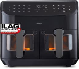 MEDION XXL Dubbele Airfryer P20 - 2 zones - 8,7 L - 2600 W - Zwart — thumbnail 18