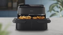 Philips 1000 Series Dual Basket Airfryer - NA150/00 - Dubbele Mand - Flexible Basket - 7.1L - Tot 5 Personen — thumbnail 12