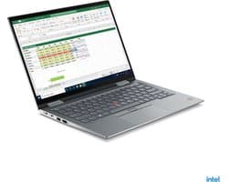Lenovo ThinkPad X1 Yoga Gen 6 Intel® Core™ i7 i7-1185G7 Hybride (2-in-1) 35,6 cm (14") Touchscreen WUXGA 16 GB LPDDR4x-SDRAM 512 GB SSD Wi-Fi 6 (802.11ax) Windows 11 Pro Grijs