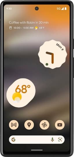 Google Pixel 6A 5G - 128GB - 6GB RAM - Zwart — thumbnail 2