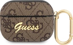 Guess 4G Script Logo AirPods Pro Case - Brown — thumbnail 3