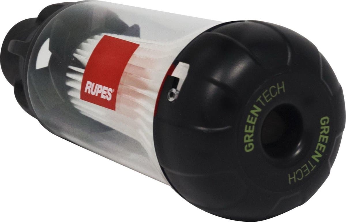 RUPES Green Tech Zelfextractie filtersysteem met broekriem-houder en 1,3 meter slang — afbeelding 1