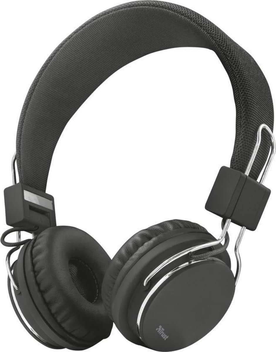 Trust Ziva Headset Hoofdband 3,5mm-connector Zwart, Chroom — afbeelding 1