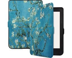 Hoes Geschikt voor Kobo Nia - Luxe E-reader Bescherm Case - Hoesje Book Cover - Bloesem