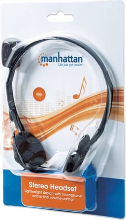 Manhattan 164429 Stereofonisch Hoofdband Zwart, Zilver hoofdtelefoon — thumbnail 4