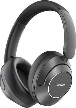 EarFun Wave Pro - Bluetooth Over-Ear Koptelefoon - Active Noise Cancelling - Hi-Res Audio - 80 uur batterijduur - Zwart — thumbnail 1