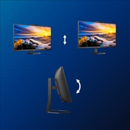 Philips 34E1C5600HE - QHD Curved Ultrawide Monitor - Webcam - Windows Hello - USB-C 65w - USB hub - 34 inch — thumbnail 6