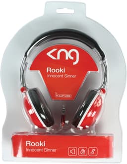 König Rooki Innocent Sinner Koptelefoon - Rood — thumbnail 3