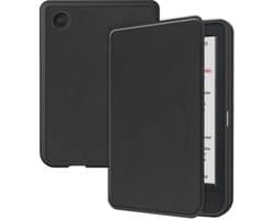 Hoes Geschikt voor Kobo Clara Colour - Luxe E-reader Bescherm Case - Hoesje Book Cover - Zwart