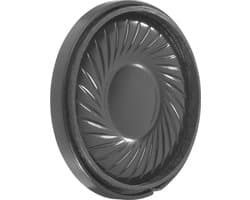 Visaton K 36 WP - 50 Ohm 1.4 inch 3.6 cm Mini-luidspreker 1 W 50 Ω Zwart Kunststof membraan, Vochtbestendig