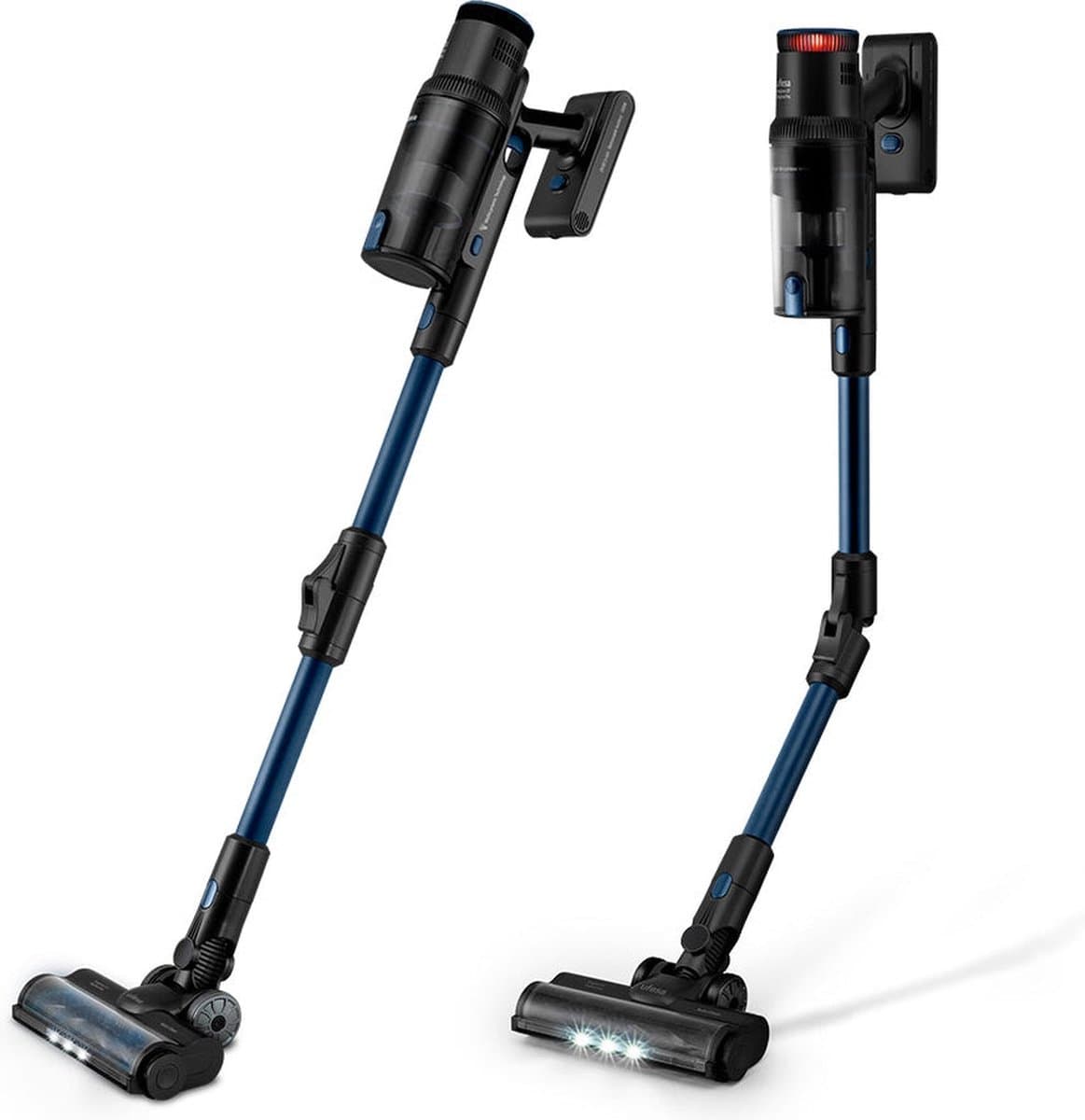 Ufesa Inspire U7 Digital PRO 2-in-1-steelstofzuiger Batterij/Accu Droog Zakloos 0,6 l 500 W Zwart, Blauw 2 Ah — afbeelding 1
