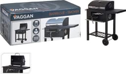 Vaggan Luxe Houtskool Barbecue - Grilloppervlak (LxB) 44 X 32 cm - Staal - Matzwart — thumbnail 2