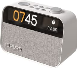 Pure Moment Cotton White klokradio — thumbnail 1