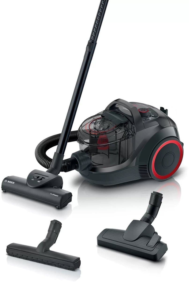 Bosch ProPower BGS21POW2 Serie 4 - Stozuiger zonder zak - Zwart/Rood — afbeelding 1