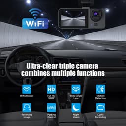 Solidchoice - 4K Dashcam met Infrarood Nachtzicht en 32GB SD Kaart — thumbnail 2